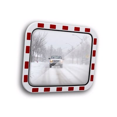 Miroir routier libre de glace TM-B - Dancop - matière inox - TÜV-certifié - fixation résistante aux intempéries_0