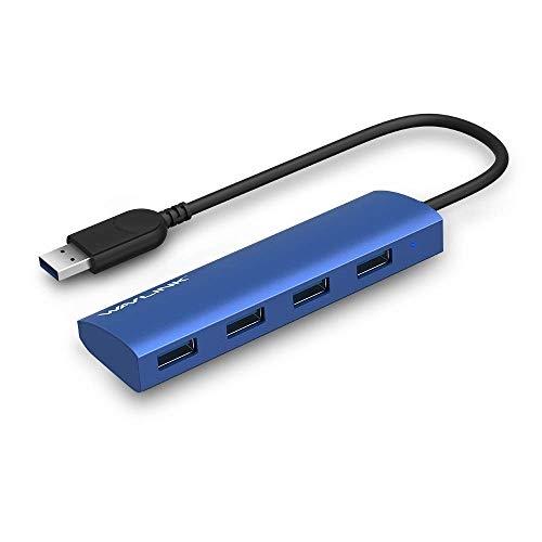 WAVLINK Hub USB 3.0 Type A - 4 Ports - Haute Vitesse, Aluminium, Compatible Windows/Mac/Linux_0