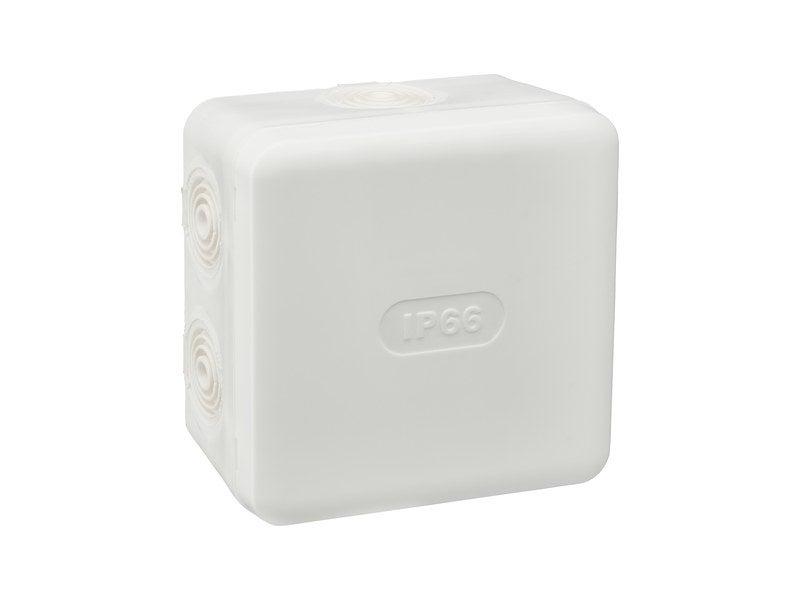 Boîte de dérivation étanche - DEBFLEX - 85x85x50 mm blanc - IP66_0