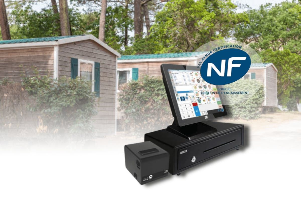 Caisse enregistreuse tactile pour Camping avec logiciel ATOUT-CAISSE- écran tactile 15