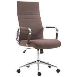 CLP Fauteuil de bureau Kolumbus tissu Marron - marron textile 191943203_0