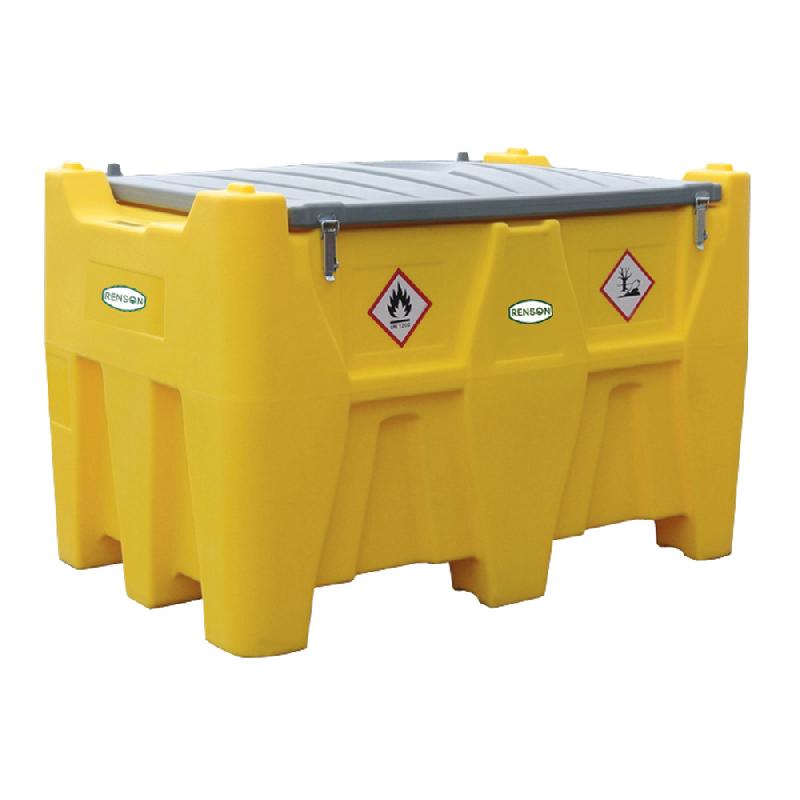 Cuve de ravitaillement mixte fuel et AdBlue 400L - 2 compartiments séparés - Marque RENSON_0