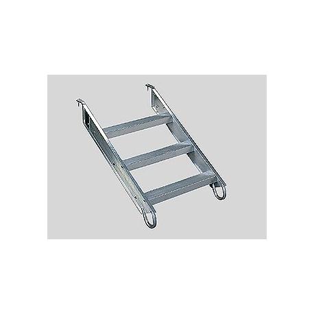Escalier droit en aluminium conçue pour monter des charges dans un camion - 50 cm à 1m - Référence 9ESPS21_0