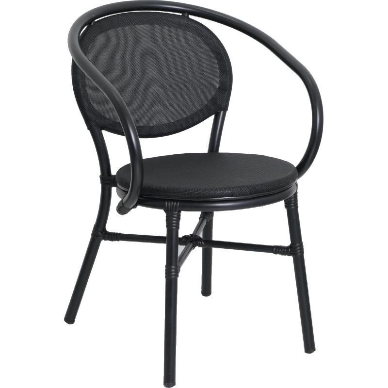 Fauteuil CAHORS aluminium toile textilène - extérieur - terrasse_0