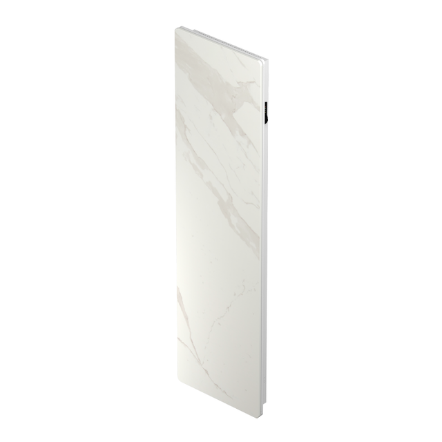 KERAMOS Nativ Radiateur connecté Vertical 1000W Céramique marbre Blanc - Intuis - K164213_0