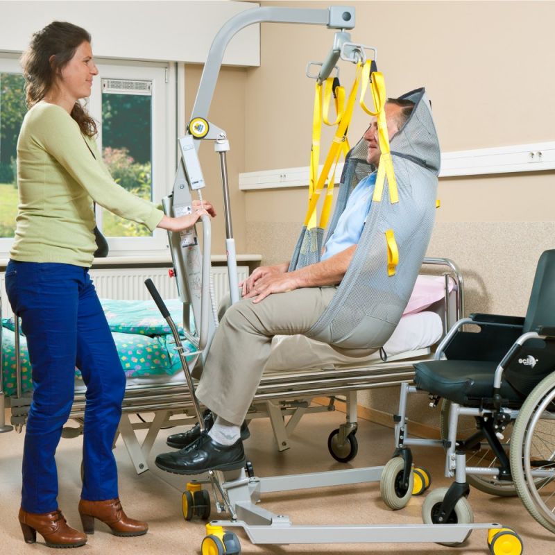 Lève-personne handicapé électrique ou hydraulique, facile à transporter pour les petits espaces - handi-move®_0