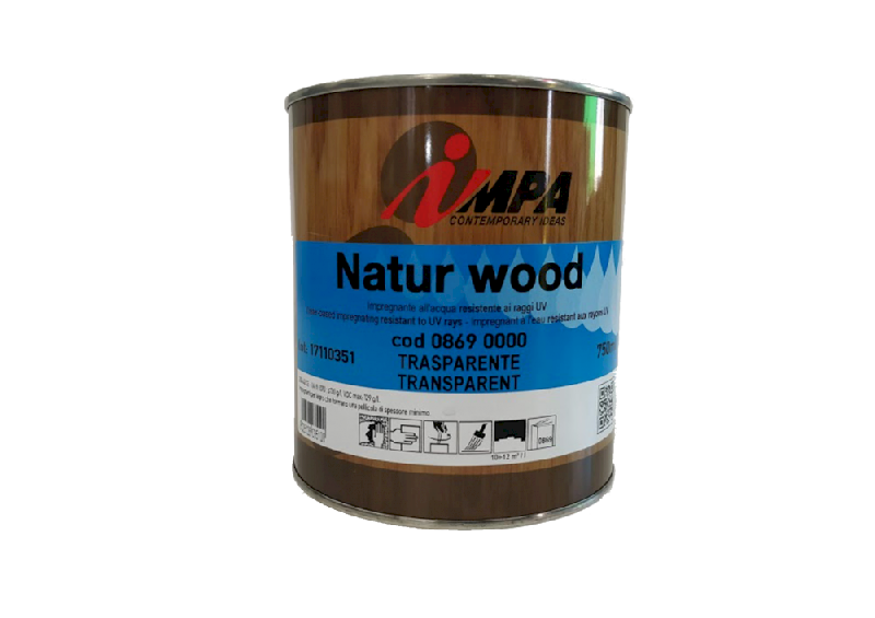 Natur wood - Imprégnant saturateur à l'eau - Mat, protection UV - Arc en ciel_0