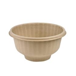 Packnwood FHC - 200Pcs - Pot à soupe pulpe avec couvercle - H90mm 680ml - blanc Bagasse 210APUBCOM_0