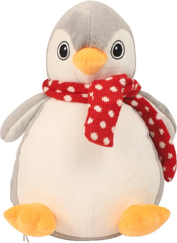 Peluche zippée Manchot - Mumbles - 100% polyester avec rembourrage amovible - Réf: MM566_0