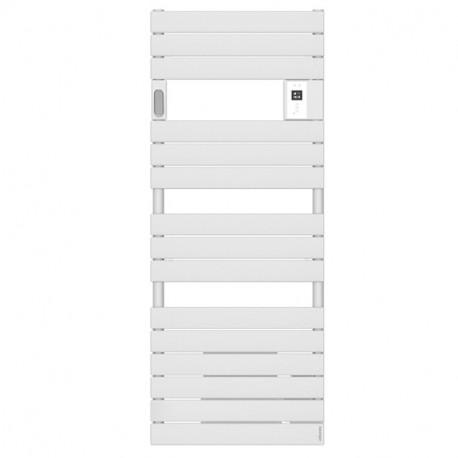 Radiateur sèche-serviettes connecté Adelis avec soufflerie 2000W Blanc Carat - Atlantic - 861750_0