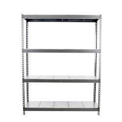 SimonRack Étagère Industrielle, 2000x2100x900 4 Niveaux en metal, Étagère Charge Lourde, gris/galva -Simonforte - gris métal 8425437092602_0