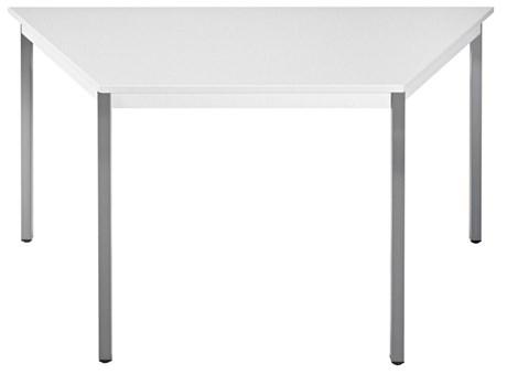 TABLE DE RÉUNION MODULAIRE TRAPÈZE GRIS CLAIR 120 X 60 CM