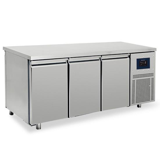 Table réfrigérée traversante avec 3+3 portes gn 1/1 -2°/+8°c wifi - 1865x700x850 mm - BNA0065/FN_0