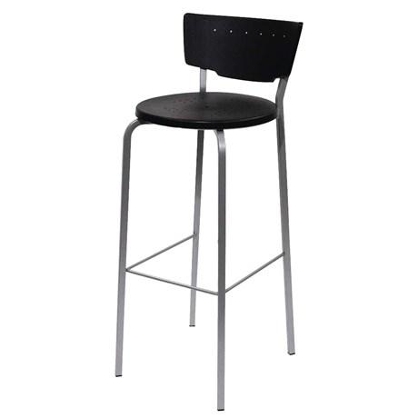 TABOURET DE BAR INES NOIR