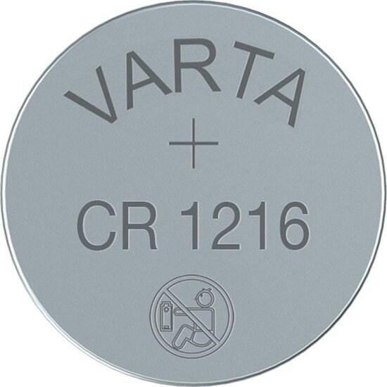 Varta Blister de 1 pile lithium Professional Electronics, 3V/25mAh, format CR1216 - gris 6216101401_0