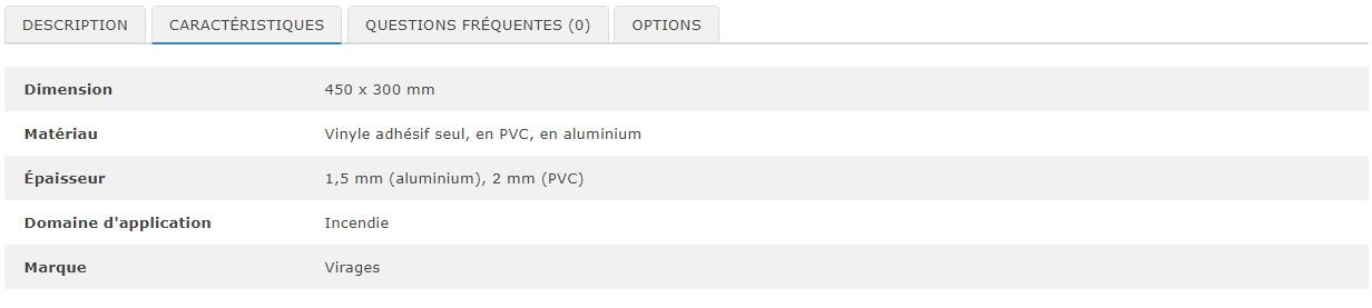 27986 - Panneau consignes de sécurité pour virages - dimensions 450 x 300 mm - anti-UV et anti-rayures_1