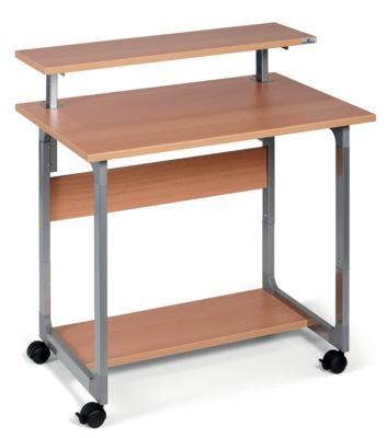 TABLE POUR ORDINATEUR DE DURABLE - HAUTEUR RÉGLABLE ARGENT / HÊTRE