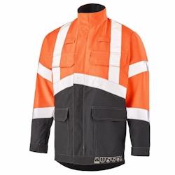 Cepovett - Blouson de travail multirisques en polyester majoritaire SILVER TECH 260 Orange / Gris Taille XL - XL orange 3603622382720_0
