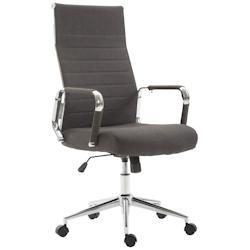 CLP Fauteuil de bureau Kolumbus tissu Gris foncé - gris textile 191943356_0