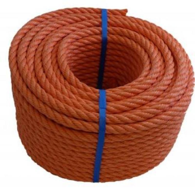 Cordage Polypropyl ne Coloris Orange Diam tre 14 Mm En Rouleau De 50 Ml