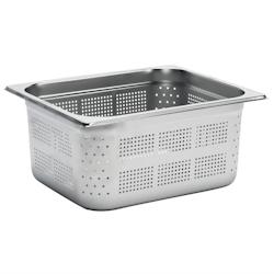 Bac Gastro Inox Perforé GN 1/2 - 150 mm - Coins Renforcés - Gastro M - Acier Inoxydable AISI 304_0