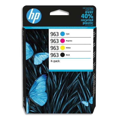 Hp pack de 4 cartouches jet d'encre 963 6zc70ae_0