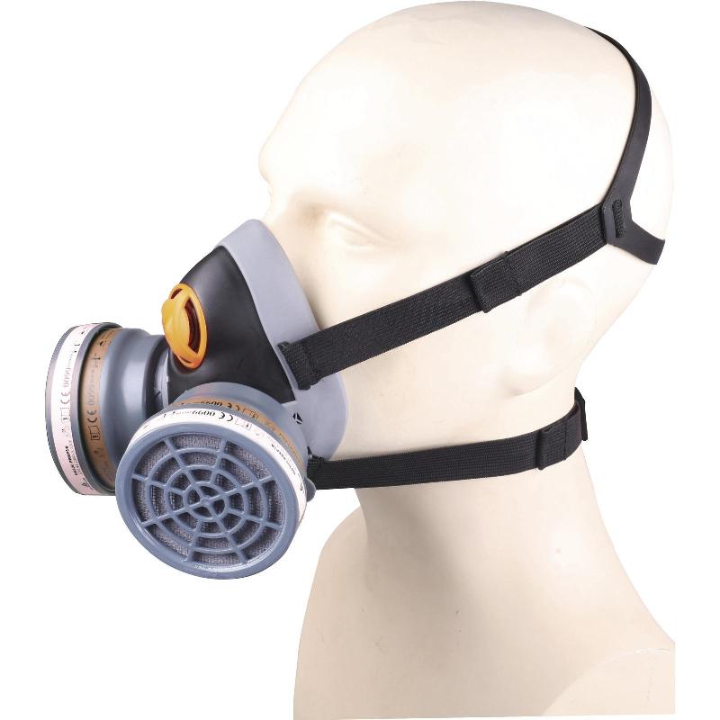 Kit demi-masque M6400EA2P2 - Confort bi-filtre en polypropylène avec galettes filtrantes A2 P2_0