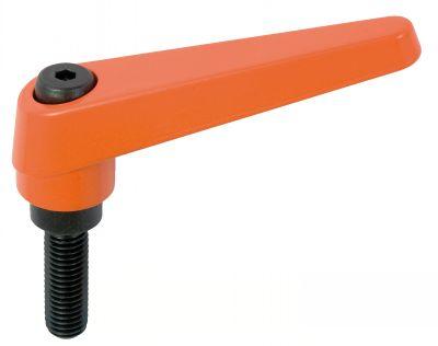 MANETTE INDEXABLE ZAMAC A TIGE FILETEE - ORANGE (14-03)_0