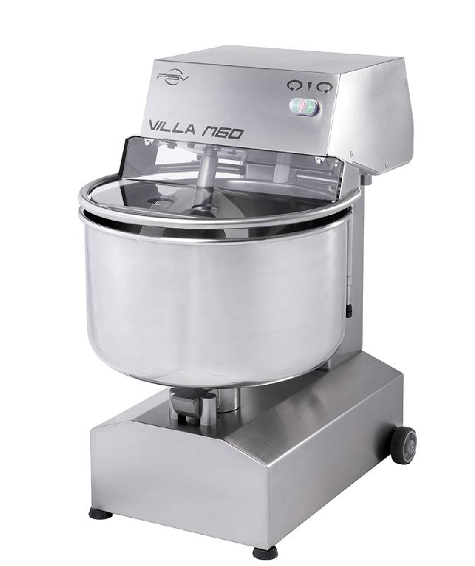 Mélangeur sur socle pour boucherie professionnel - cuve motorisée et basculante 60L - capacité 7 à 35kg - VILLA M60CM_0