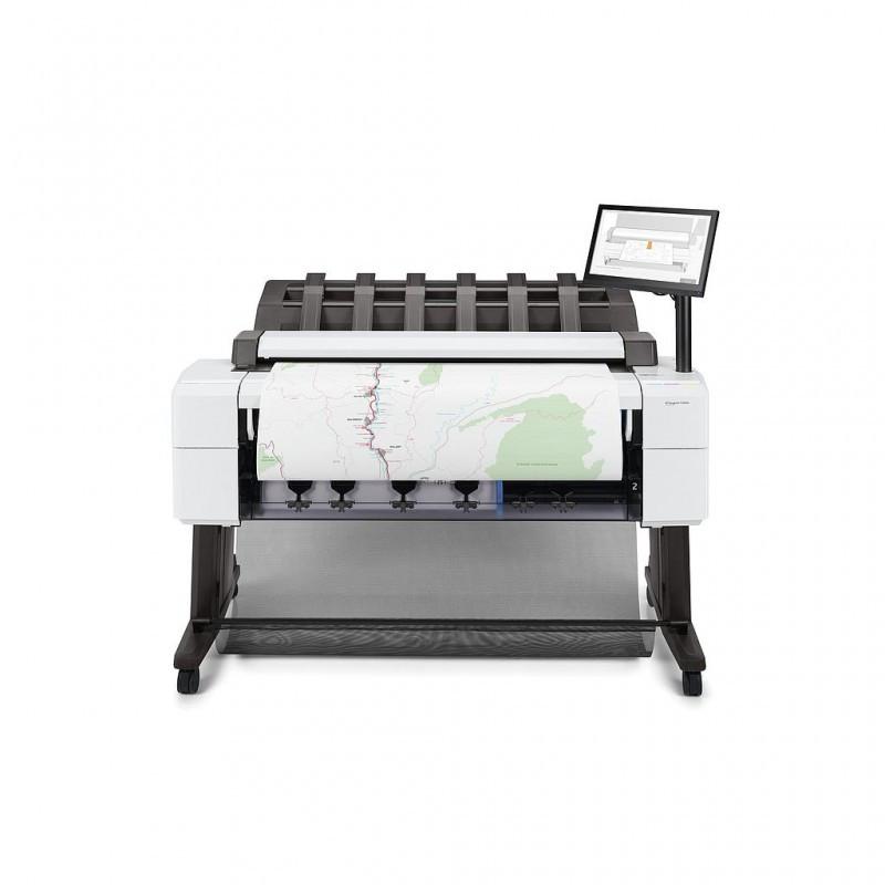 Multifonction HP DesignJet T2600 DR - Compacte, silencieuse et performante avec encres HP Bright Office - Référence 3EK15A_0