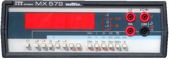 Mx579 - multimetre numerique - metrix_0