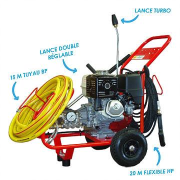 Nettoyeur haute-pression autonome Dimaco Access 240/15 - thermique Honda - 240 bar - 15 l/min - flexible 20 m - lance jet plat et turbo_0