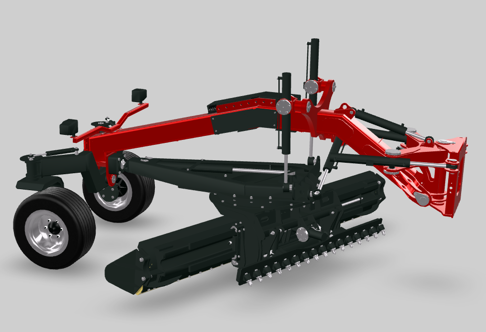 Niveleuse à montage frontal pour les tracteurs et chargeuses sur pneus - PTH PRODUCTS_0