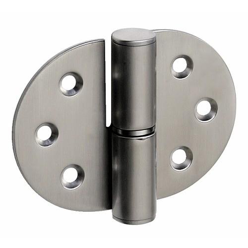 PAUMELLE POUR CLOISON MODULAIRE - INOX - GAUCHE - NT TB 78 NORMBAU