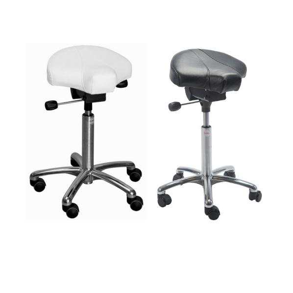 Siège selle professionnel GAMMA - Sans dossier - Assise ergonomique large et confortable - Norme EN 1335_0