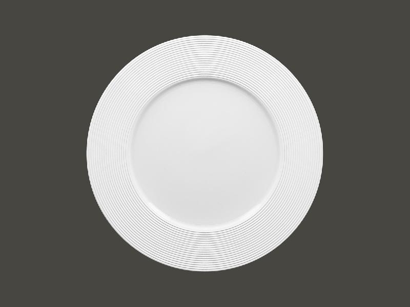 ASSIETTE PLATE ROND BLANC PORCELAINE Ø 22 CM EVOLUTION RAK
