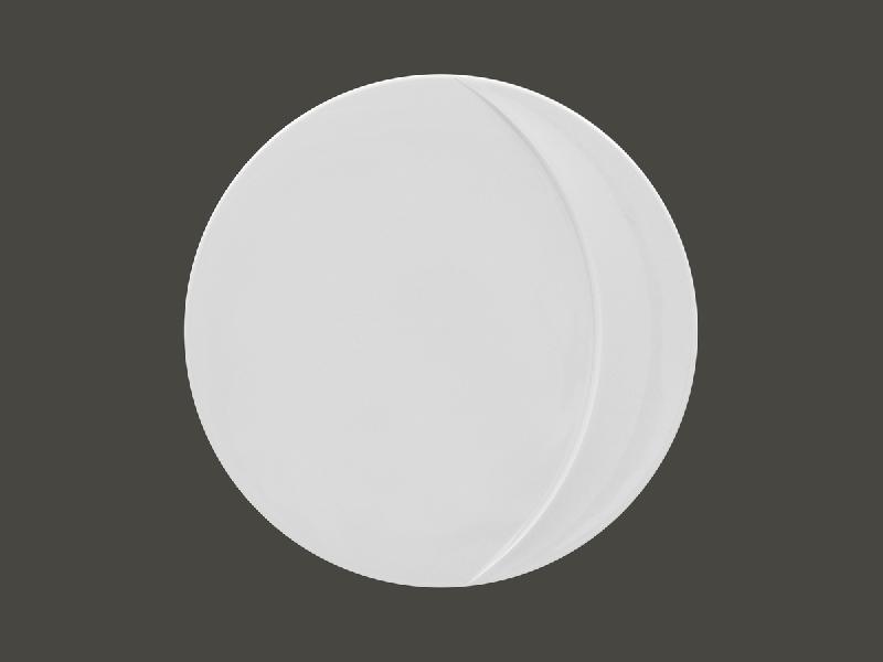 ASSIETTE PLATE ROND BLANC PORCELAINE Ø 11 CM MOON RAK