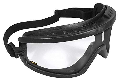 STANLEY 98378 - Masque lunettes de sécurité avec écran transparent - Taille unique_0