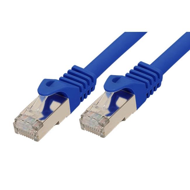 S-Conn Cat. 7 S/FTP - Câble réseau bleu 30 m - RJ-45 mâle/mâle - 600 MHz - Blindé S/FTP (S-STP) - Contacts plaqués or_0