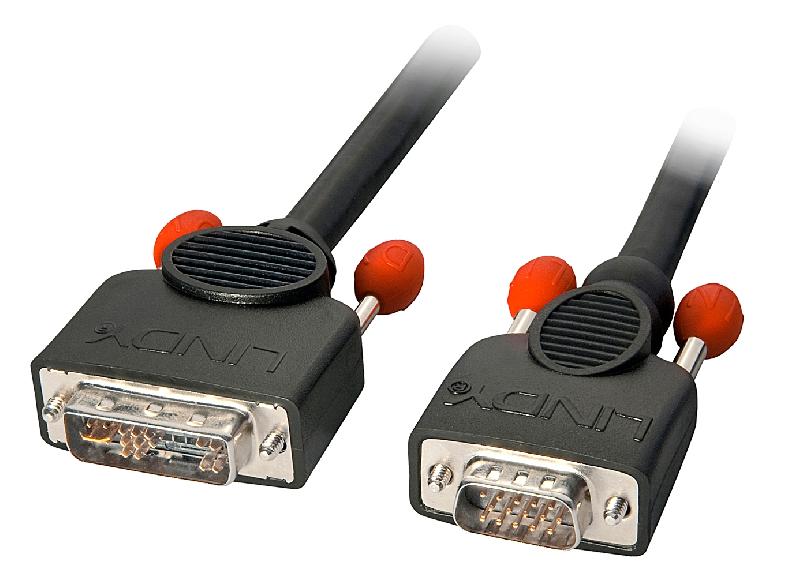 Câble adaptateur DVI-I / VGA Lindy 41196 - 2m, connexion écran VGA à prise DVI-I_0