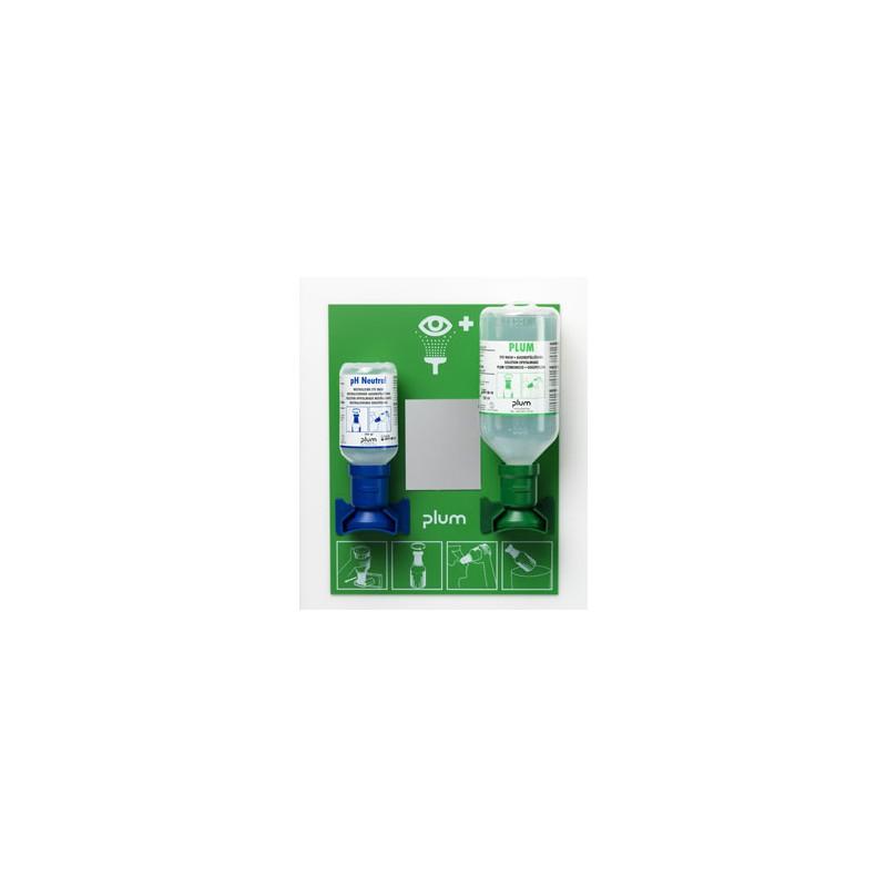 8205203 - Station lave-œil mixte pour risques chimiques - Solution pH neutre et chlorure de sodium_0