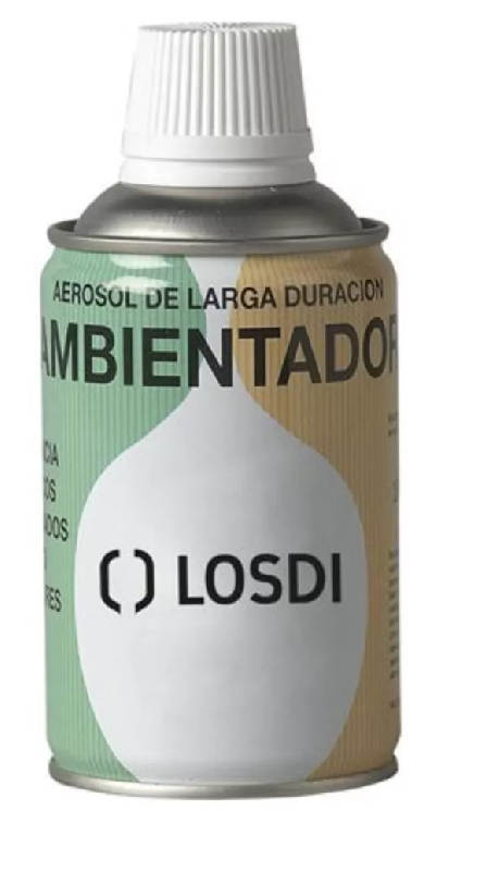 Aérosol désodorisant parfumé 250ml - Compatible distributeur numérique Losdi Ref CL-401-T - Parfums variés_0