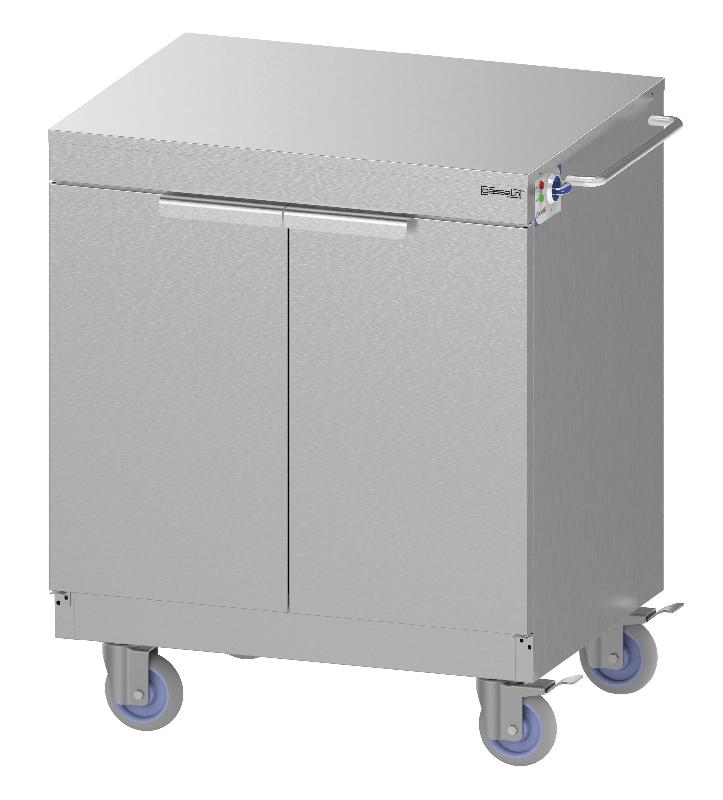Armoire chauffante mobile CASSELIN CACM - Acier inoxydable - Thermostat réglable - 2 000 W_0