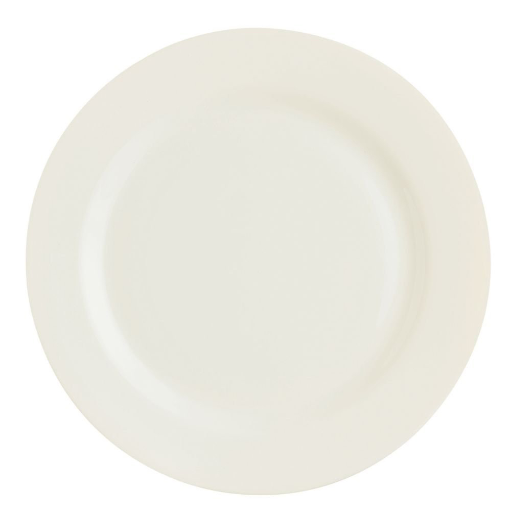 ASSIETTE PLATE RONDE 25,5CM BLANC-CRÈME EN ZENIX - LOT DE 6 - ARCOROC - INTENSITY