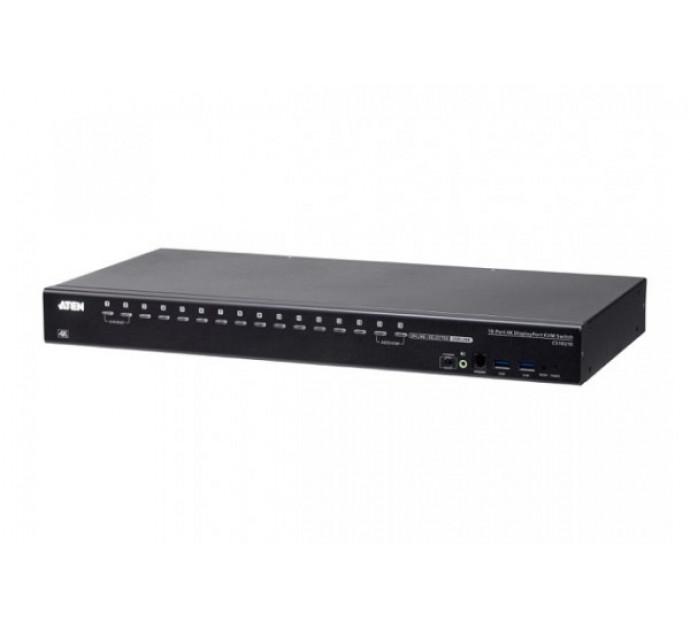 Aten cs19216 switch kvm displayport 4k / usb 3.0 - 16 ports réf.269216_0