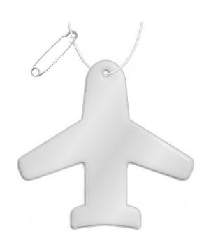 ATTACHE RÉFLÉCHISSANTE PLATE EN PVC H-09 RFX - BLANC - ACCESSOIRES DE SÉCURITÉ PUBLICITAIRES