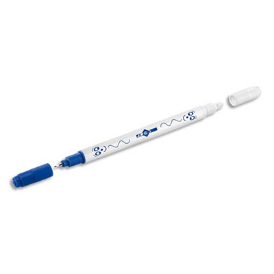 BLISTER MIN'O DE 6 EFFACEURS R�ECRIVEURS, ENCRE BLEUE, POINTE 1 MM
