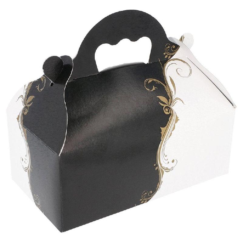 Boîte pâtissière à poignée Baroque 10x18x7cm - par 50_0