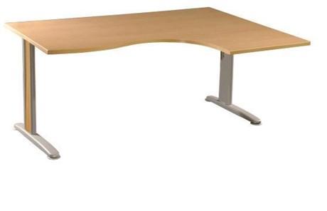 BUREAU OPÉRATIONNEL COMPACT SCÉNARIO MERISIER RETOUR DROITE 160 CM
