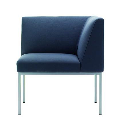 Canapé modulable ASTRO, version angle avec dossier - Offisit. - Bleu roi_1